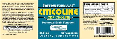 Citicoline CDP Choline 250 mg