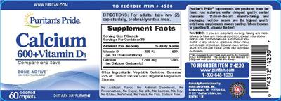 Calcium 600+Vitamin D3