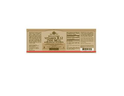Megasorb Vitamin B12 2500 mcg