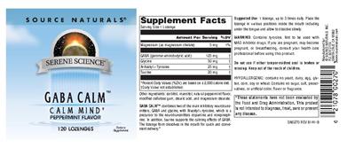 GABA Calm Peppermint Flavor