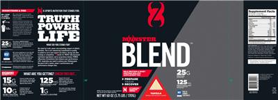 Photo of the CytoSport Monster Series Monster Blend Vanilla label
