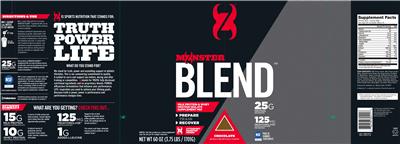 Photo of the CytoSport Monster Series Monster Blend Chocolate label