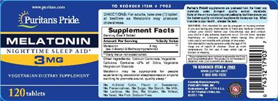 Melatonin 3 mg