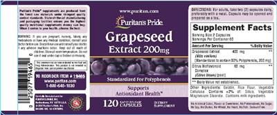 Grapeseed Extract 200 mg