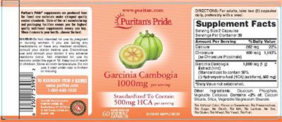Garcinia Cambogia 1000 mg