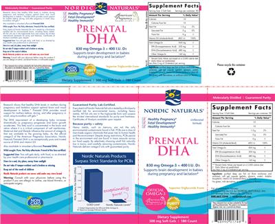 Prenatal DHA Unflavored Formula