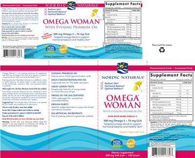 Omega Woman With Evening Primrose Oil