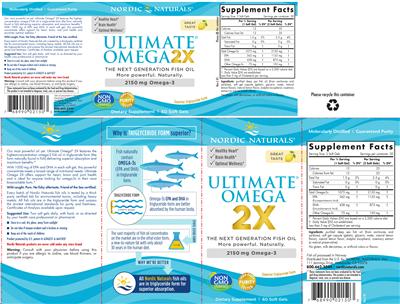 Ultimate Omega 2X Lemon