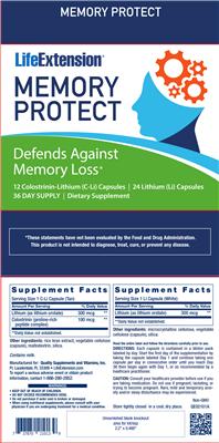 Photo of the Life Extension Li label