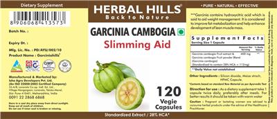 Photo of the Herbal Hills Garcinia Cambogia label