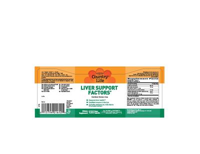 Photo of the Country Life Liver Support Factors label