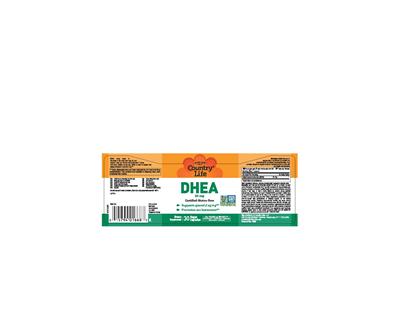 Photo of the Country Life DHEA 25 mg label
