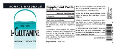 L-Glutamine 500 mg