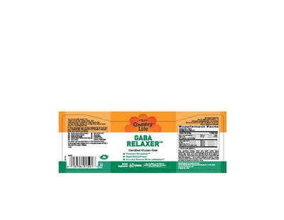 Photo of the Country Life GABA Relaxer label