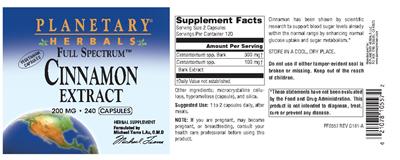 Full Spectrum Cinnamon Extract 200 mg