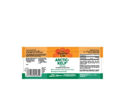 Photo of the Country Life Arctic-Kelp 225 mcg label