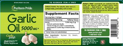 Garlic Oil 5000 mg