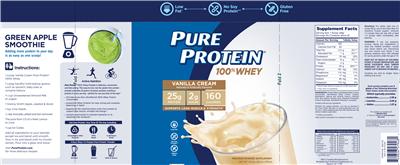 Pure Protein 100% Whey Vanilla Cream