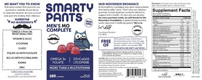 Photo of the SmartyPants Men's Mo Complete label