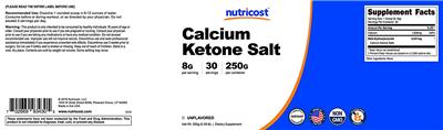 Calcium Ketone Salt Unflavored