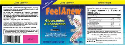 Photo of the Natrol FeelAnew label