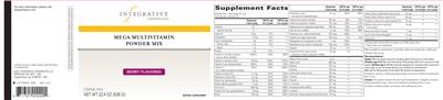 Mega Multivitamin Powder Mix Berry Flavored