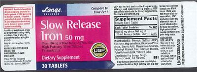 Slow Release Iron 50 mg