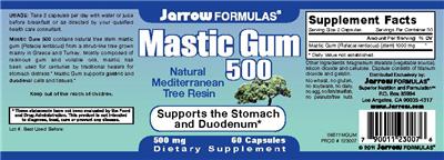 Mastic Gum 500 mg