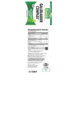 Photo of the Botanic Choice GallBladder Complex label
