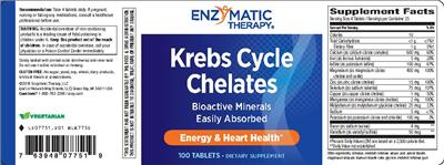 Photo of the Enzymatic Therapy Krebs Cycle Chelates label