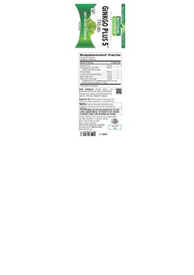 Photo of the Botanic Choice Ginkgo Plus 5 label