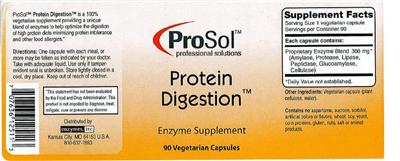 Photo of the ProSol Protein Digestion label