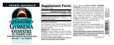 Ultra Potency Gymnema Sylvestre 550 mg