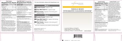 Photo of the Integrative Therapeutics Fiber Formula label