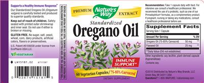 Standardized Oregano Oil