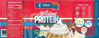 Photo of the NorthBound Nutrition All Natural Protein Cinnamon Frosting label