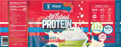 Photo of the NorthBound Nutrition All Natural Protein Mini Marshnallows label