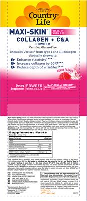 Photo of the Country Life Maxi-Skin Vitality With B12 Berry Flavor label
