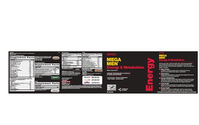 Photo of the GNC Mega Men Carnitine label
