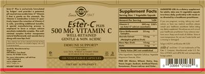 Ester-C Plus 500 mg Vitamin C