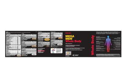 Photo of the GNC Mega Men Brain Health label
