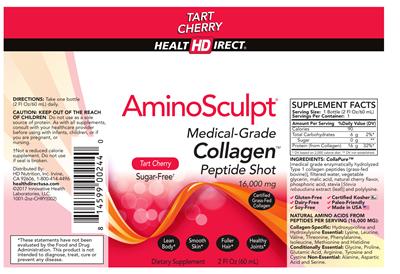 Photo of the Health Direct Amino Sculpt Tart Cherry label