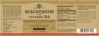 Magnesium With Vitamin B6