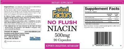 No Flush Niacin 500 mg