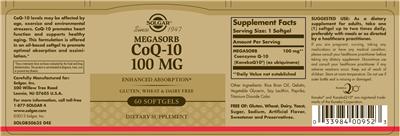 Megasorb CoQ-10 100 mg