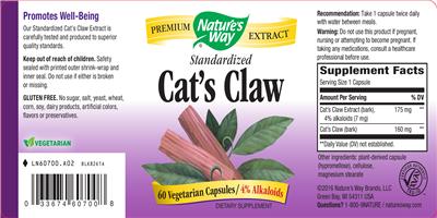 Standardized Cat's Claw