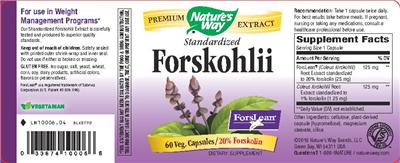 Standardized Forskohlii