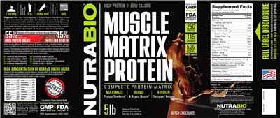 Muscle Matrix Protein Dutch Chocolate