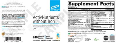 ActivNutrients Without Iron