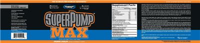 Photo of the Gaspari Nutrition SuperPump MAX Orange Cooler label